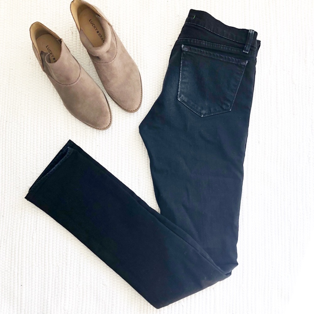 J BRAND PENCIL LEG IN DARK BLACK WASH